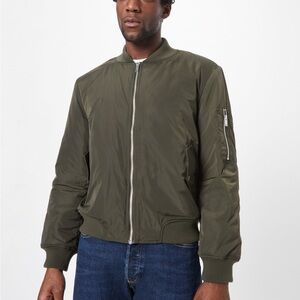 Insólito Men's Olive Bomber Jacket Size Small